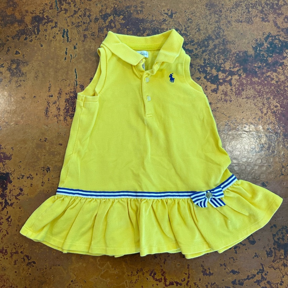 Polo Yellow Sleeveless Dress
